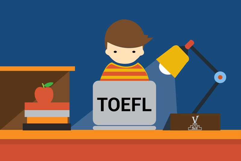 � ����� ��������� ������������ �� ����������� ����� � ������� TOEFL